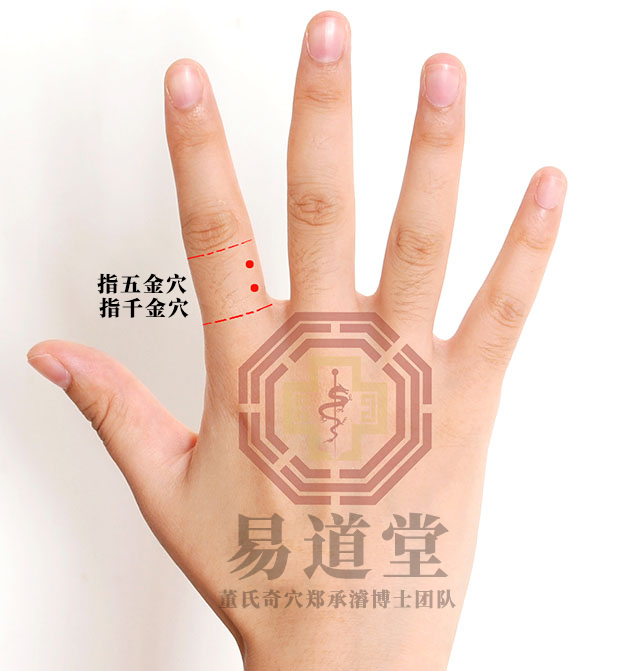 指五金穴、指千金穴